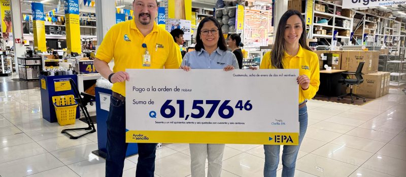 Hábitat para la Humanidad Guatemala recibe Q61,500 para becas
