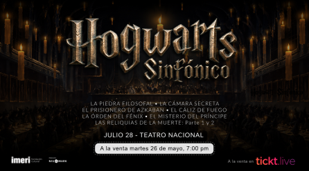 La magia de Hogwarts sinfónico llega al Teatro Nacional