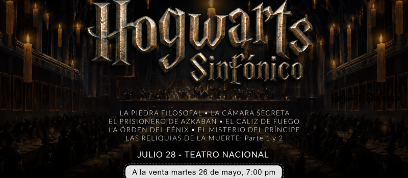La magia de Hogwarts sinfónico llega al Teatro Nacional