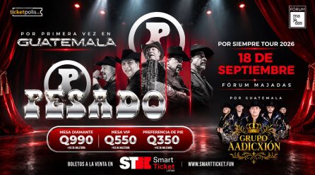 Grupo Pesado llegará por primera vez a Guatemala