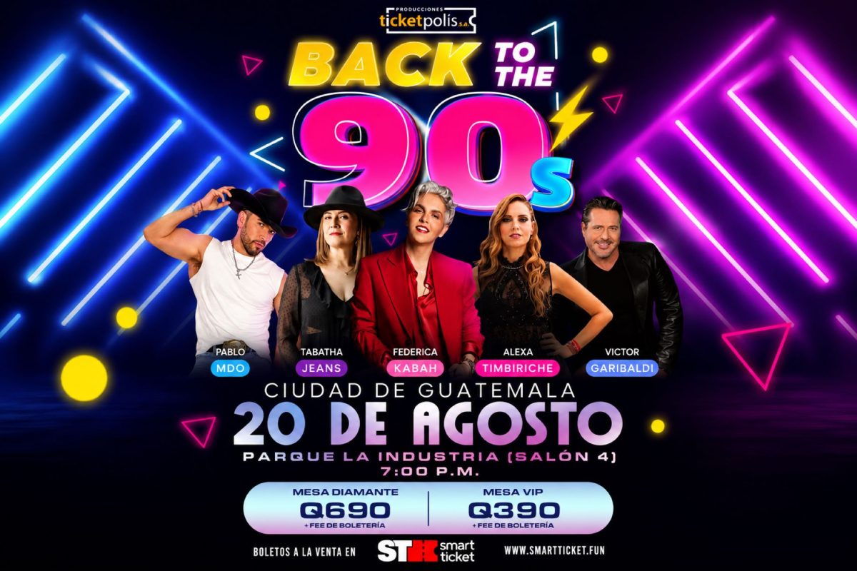 Back to the 90’s llega a Guatemala