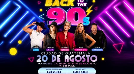 Back to the 90’s llega a Guatemala